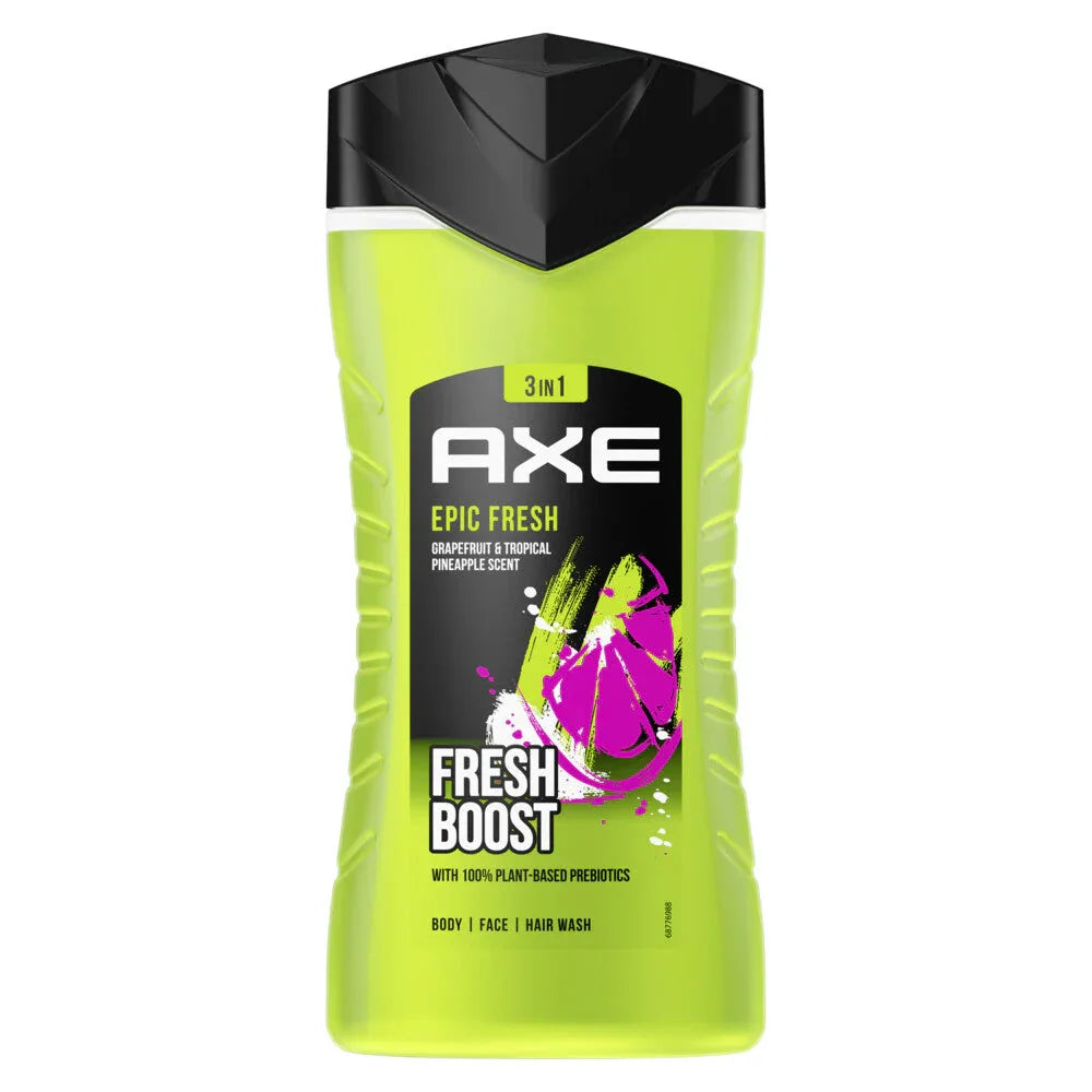 Axe Douchegel Epic Fresh 3-in-1 250 ml - K Drogerie