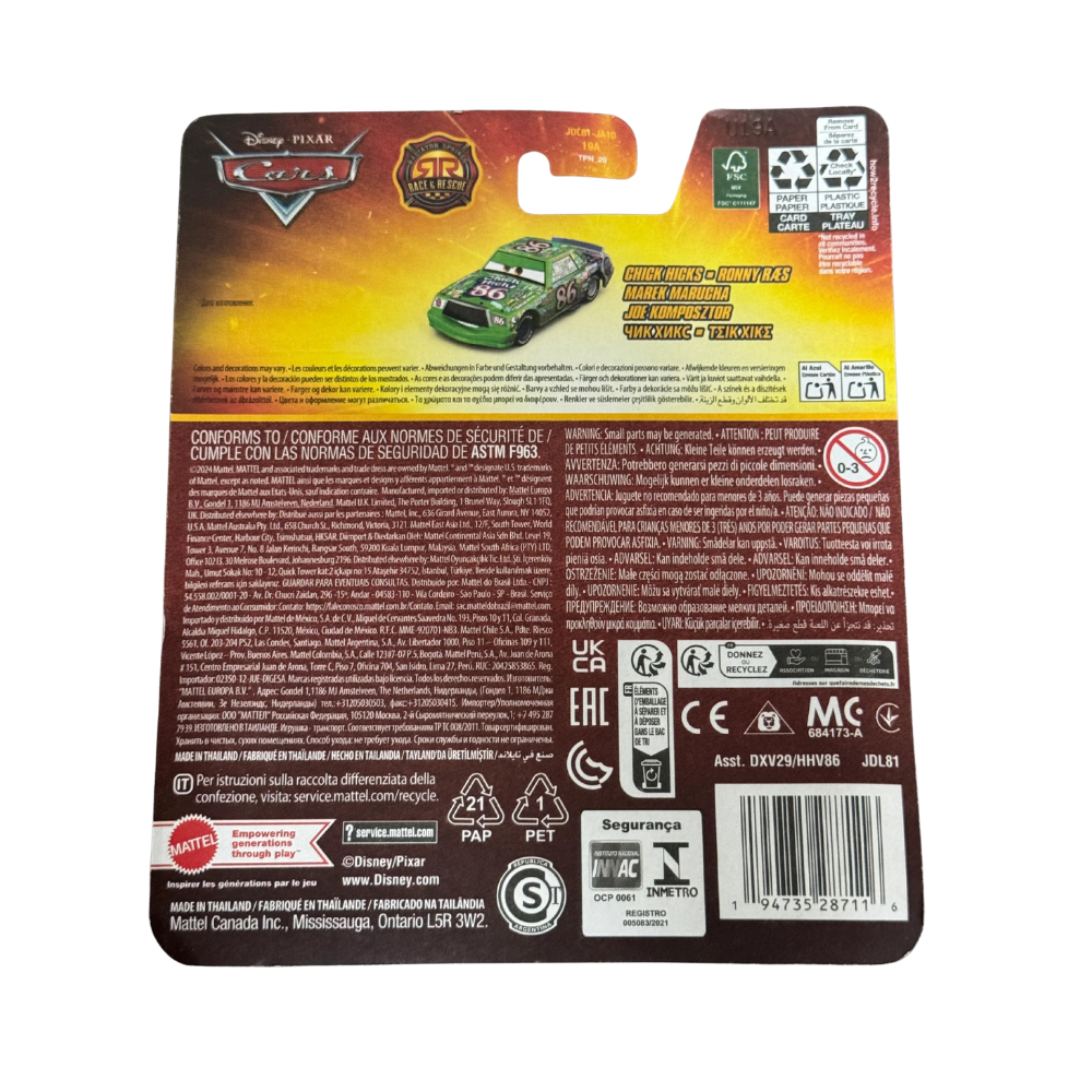Disney Pixar Cars Auto Chick Hicks 1:55