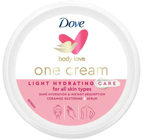 Dove Body Love One Cream Light Hydraterende Bodycrème 250 ml - K Drogerie