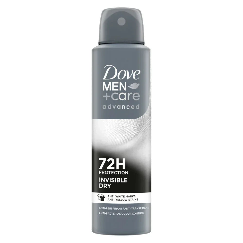 Dove Deospray Men+Care Advanced Invisible Dry 72h 150 ml - K Drogerie