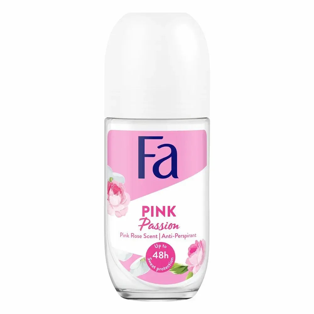 6x Fa Deodorant Roller Pink Passion 50 ml - K Drogerie