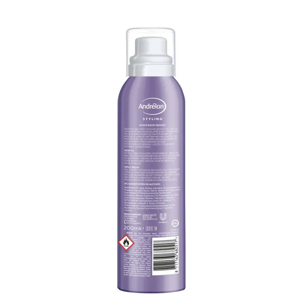 Andrelon Mousse Kokos Boost 200 ml - K Drogerie