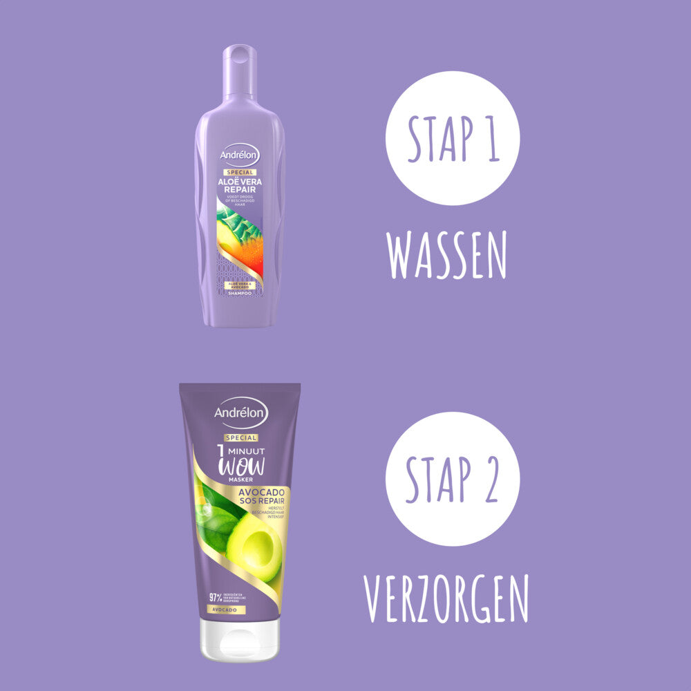 Andrélon 1 Minute Wow Mask Avocado SOS Repair 180 ml