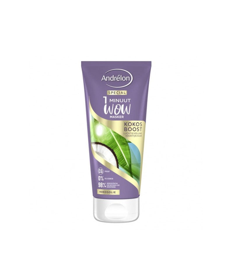 Andrelon 1 Minute Wow Maske Coconut Boost 180 ml