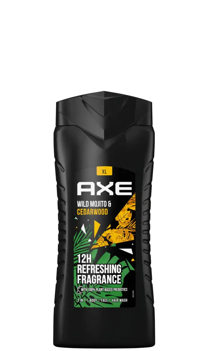 Axe Douchegel Wild Mojito & Ceaderwood 3-in-1 400 ml - K Drogerie