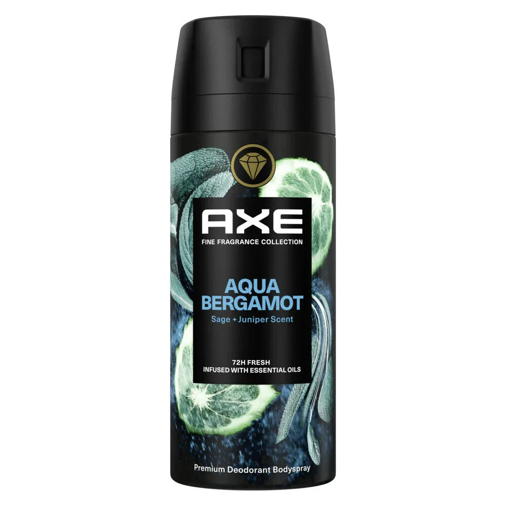 Axe Deodorant Bodyspray Aqua Bergamot 150 ml - K Drogerie