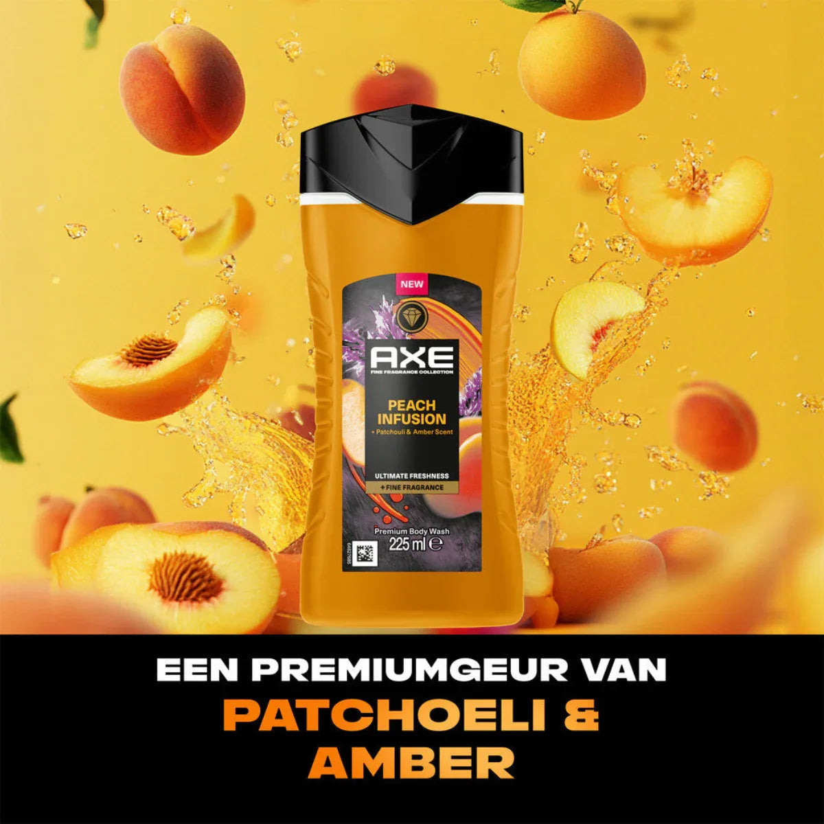 Axe Douchegel Peach Infusion 225 ml - K Drogerie