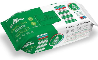 Cleanizi Reinigungstücher mit weißer Seife, extra groß, 100 Stück