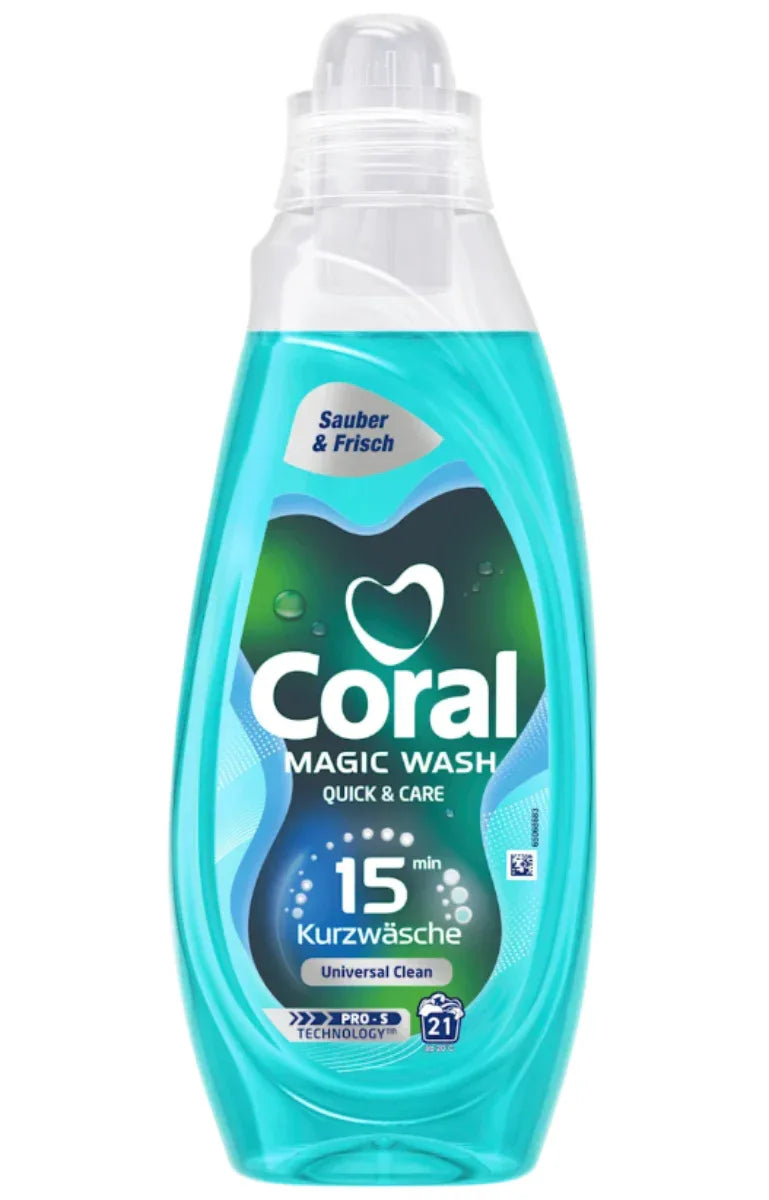 Coral Quickwash Universeel Vloeibaar Wasmiddel 21 wasbeurten - K Drogerie