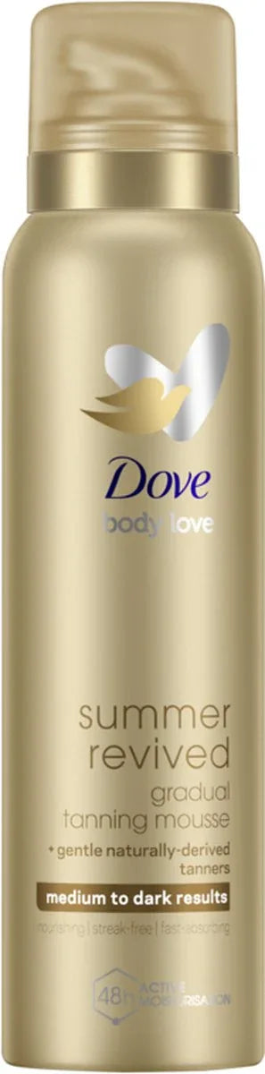 Dove Body Love Summer Revived Medium-Dark Zelfbruinende Bodymousse 150 ml - K Drogerie