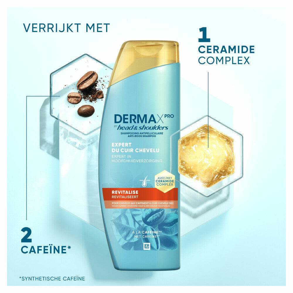 Head & Shoulders Anti-roos Shampoo DERMAxPRO Revitaliseert 250 ml