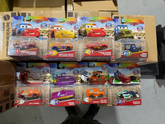 Disney Pixar Cars Farbwechsler-Auto – Farbwechselndes Spielzeugauto – Warm- und Kaltwasser – 8 Varianten
