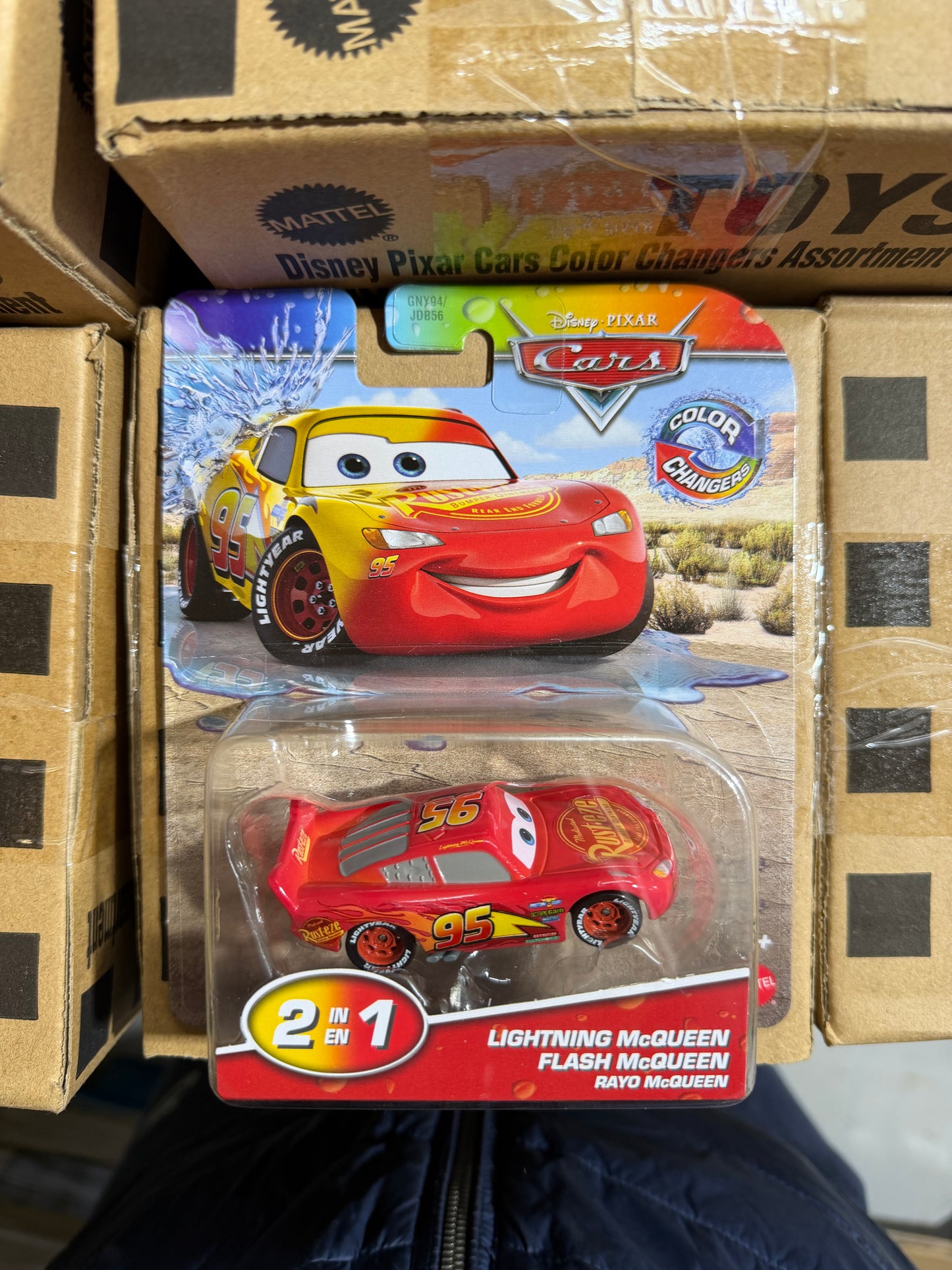 Disney Pixar Cars Farbwechsler-Auto – Farbwechselndes Spielzeugauto – Warm- und Kaltwasser – 8 Varianten