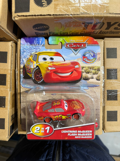 Disney Pixar Cars Farbwechsler-Auto – Farbwechselndes Spielzeugauto – Warm- und Kaltwasser – 8 Varianten