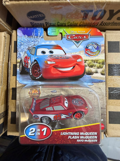 Disney Pixar Cars Farbwechsler-Auto – Farbwechselndes Spielzeugauto – Warm- und Kaltwasser – 8 Varianten