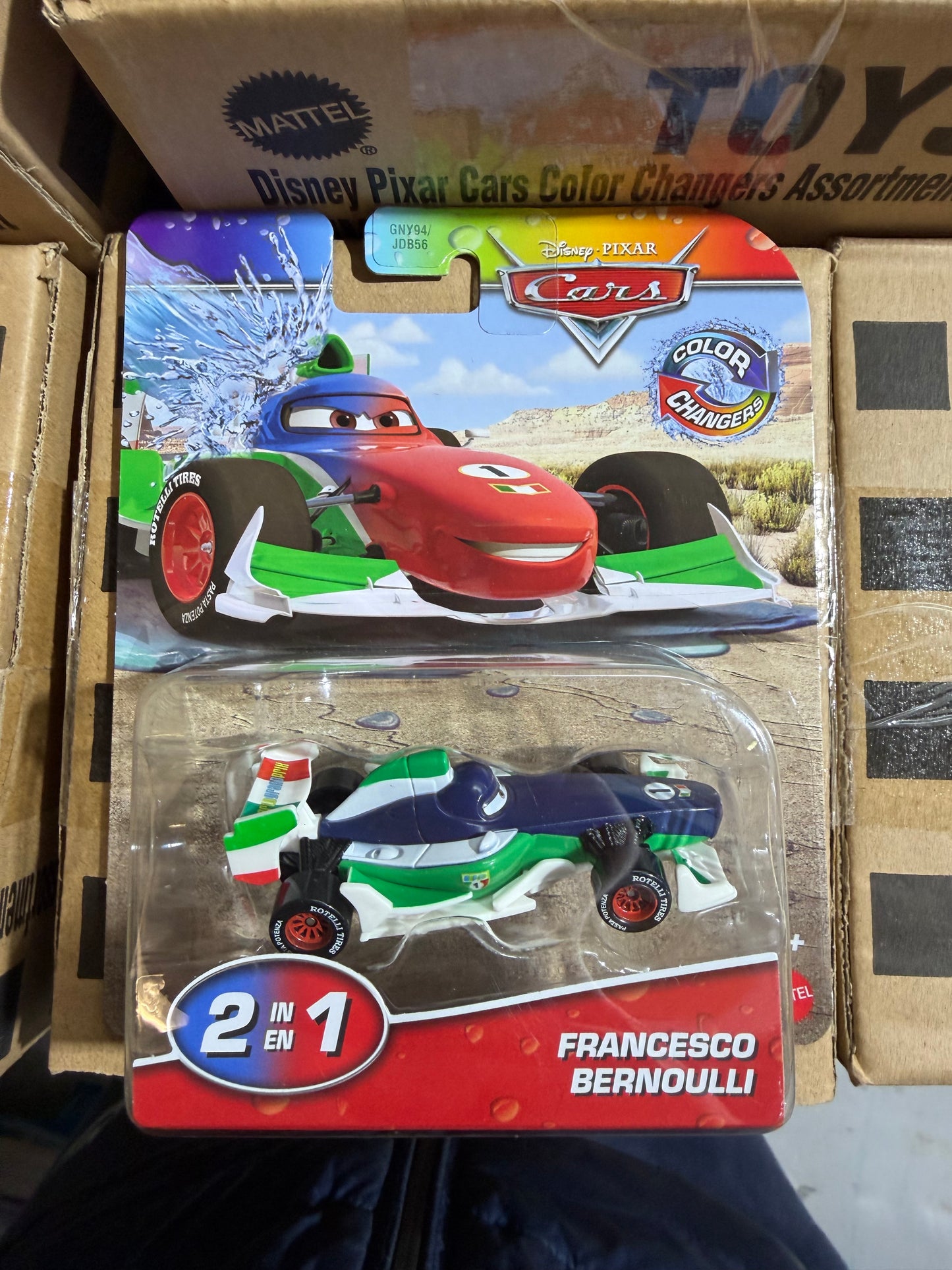 Disney Pixar Cars Farbwechsler-Auto – Farbwechselndes Spielzeugauto – Warm- und Kaltwasser – 8 Varianten