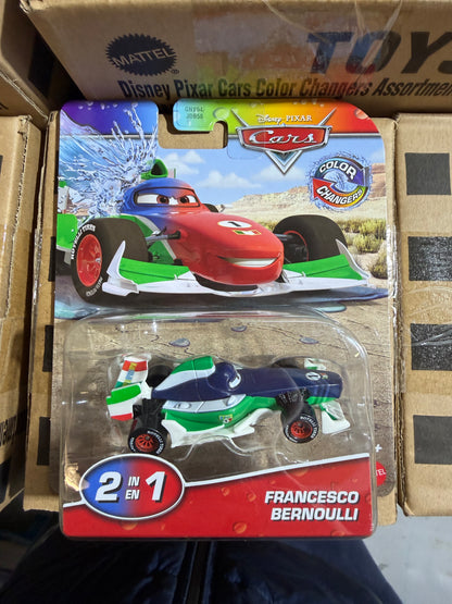 Disney Pixar Cars Farbwechsler-Auto – Farbwechselndes Spielzeugauto – Warm- und Kaltwasser – 8 Varianten