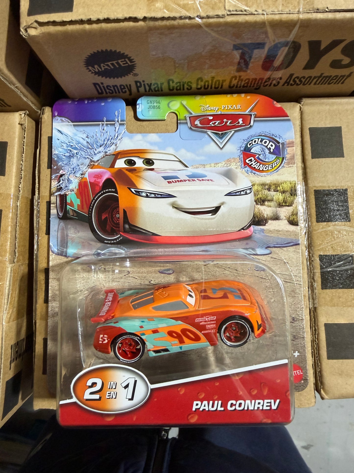 Disney Pixar Cars Farbwechsler-Auto – Farbwechselndes Spielzeugauto – Warm- und Kaltwasser – 8 Varianten