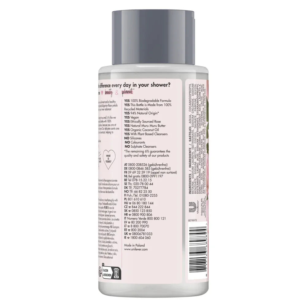 Love Beauty and Planet Shampoo Muru Muru Butter & Rose Oil 400 ml - K Drogerie