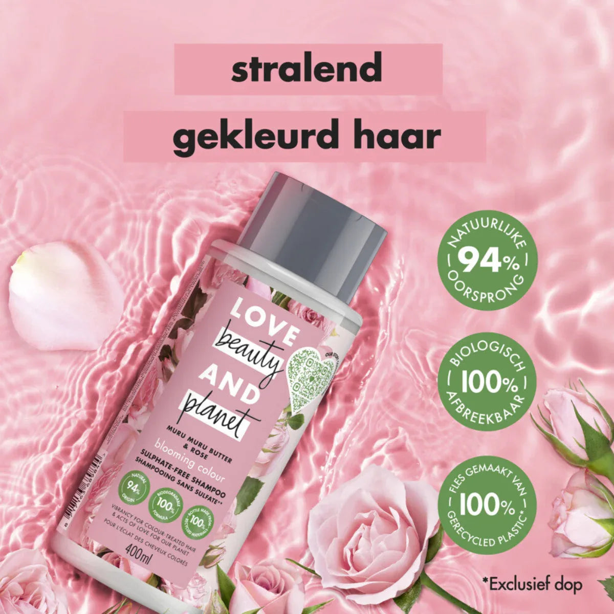 Love Beauty and Planet Shampoo Muru Muru Butter & Rose Oil 400 ml - K Drogerie