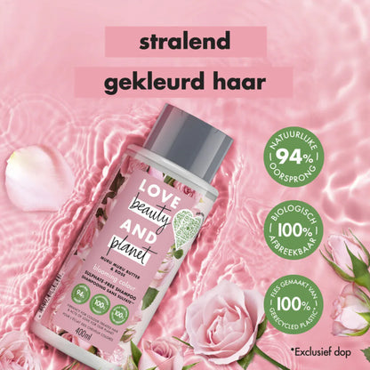 Love Beauty and Planet Shampoo Muru Muru Butter & Rose Oil 400 ml - K Drogerie
