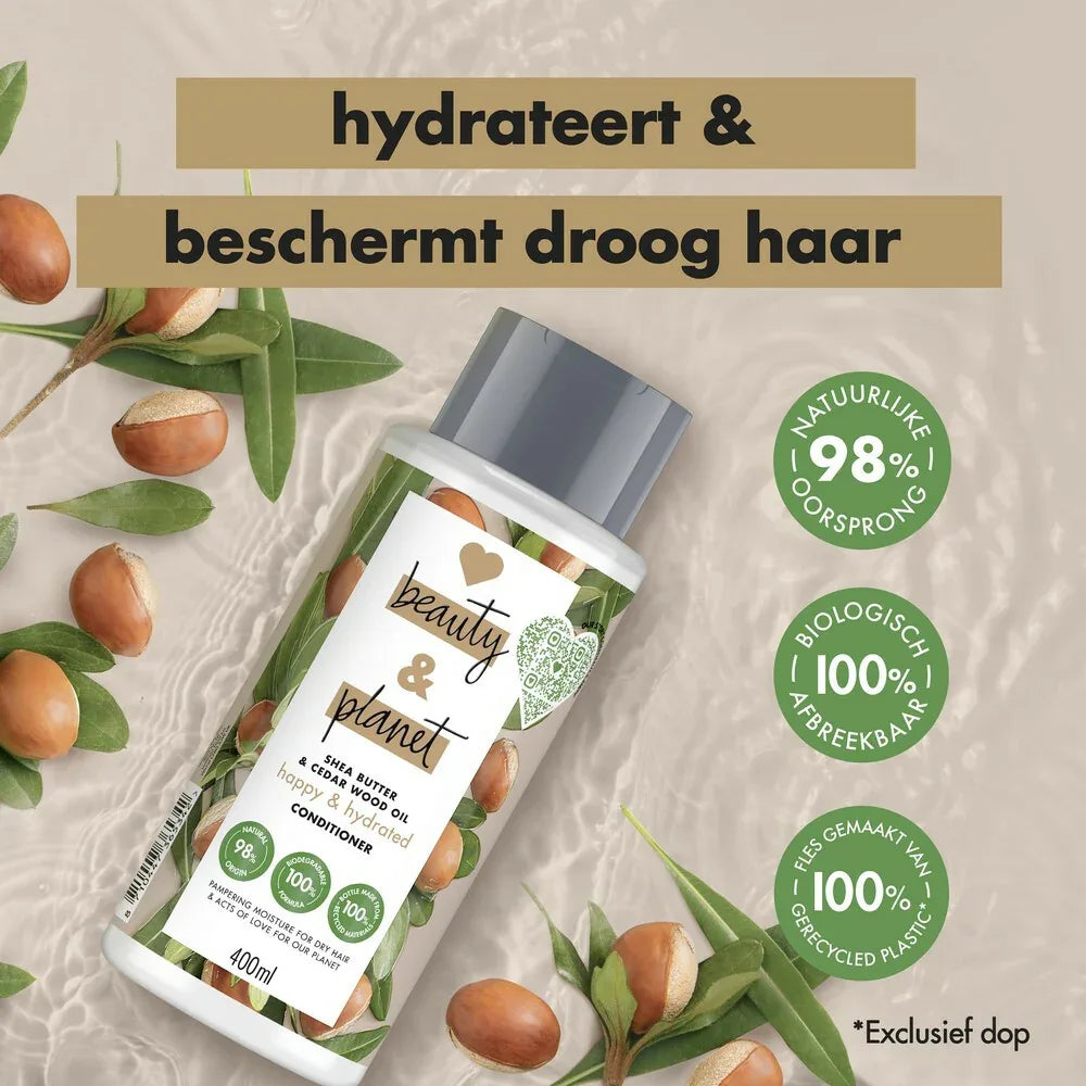 Love Beauty and Planet Conditioner Shea butter & Cedarwood 400 ml - K Drogerie