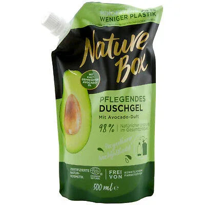 Nature Box Avocvado Douchegel Navulling 500 ml - K Drogerie