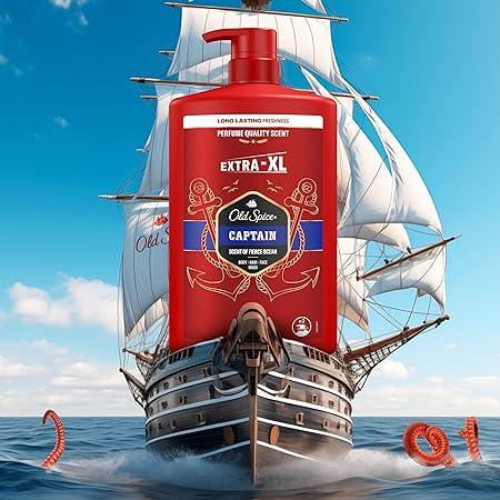 Old Spice Captain Douchegel 1000 ml - K Drogerie