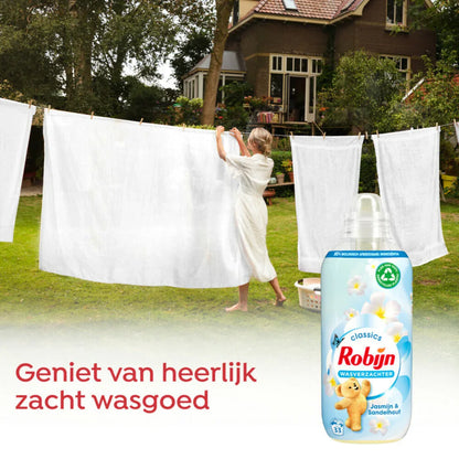 Robijn Wasverzachter Jasmijn en Sandelhout 33 Wasbeurten 825 ml - K Drogerie