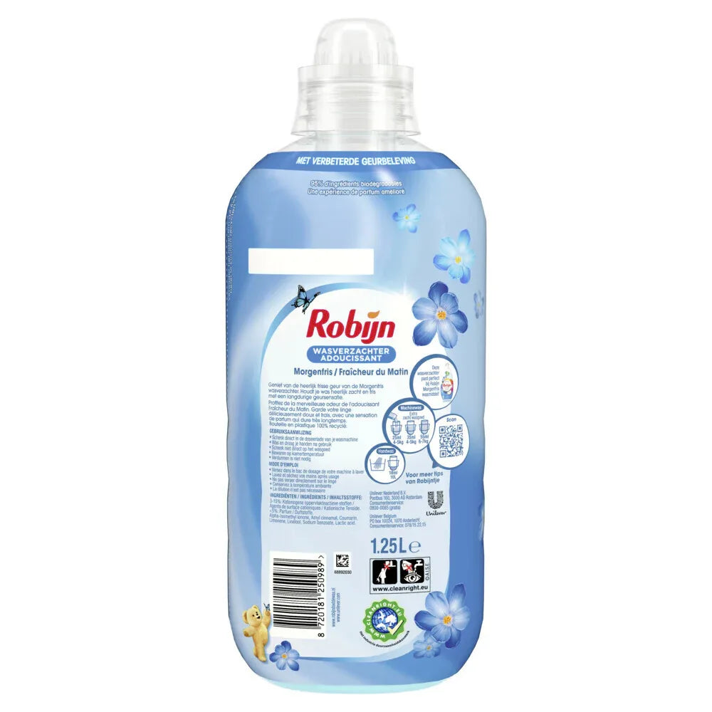 Robijn Wasverzachter Morgenfris 50 Wasbeurten 1250 ml - K Drogerie