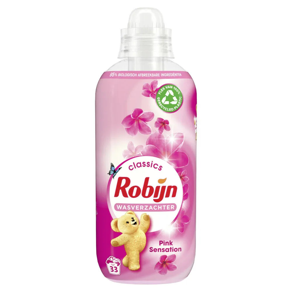 Robijn Wasverzachter Pink Sensation 33 Wasbeurten 825 ml - K Drogerie