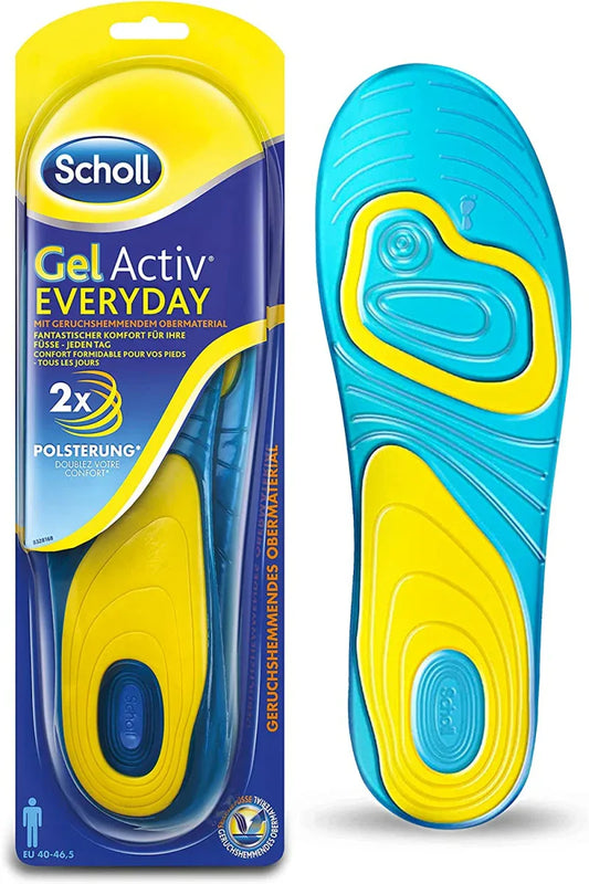 Scholl Gel Activ Inlegzolen Iedere Dag Man 1 paar 40-46,5 - K Drogerie