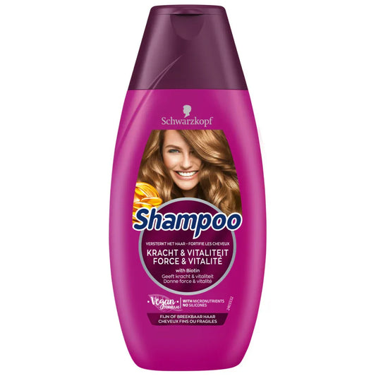 Schwarzkopf Shampoo Kracht & Vitaliteit Shampoo 250 ml - K Drogerie