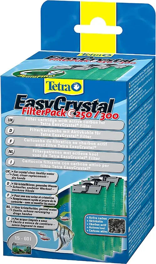 Tetra Tec Easycrystal Filterpack Filtermateriaal C250/300 l Activekool - K Drogerie